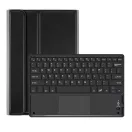 Apple iPad Pro 11 (2024 / 2025), Bluetooth billentyűzetes, mappa tok, Touch Pad, mágneses rögzítés, Wooze Simple Touch, fekete