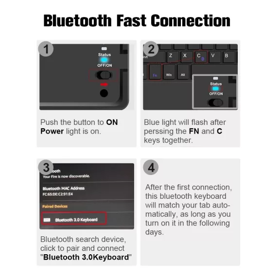 Apple iPad Pro 11 (2024 / 2025), Bluetooth billentyűzetes, mappa tok, Touch Pad, mágneses rögzítés, Wooze Simple Touch, fekete