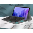 Apple iPad Pro 11 (2024 / 2025), Bluetooth billentyűzetes, mappa tok, Touch Pad, mágneses rögzítés, Wooze Simple Touch, fekete