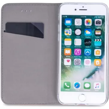   Samsung Galaxy A16 4G / A16 5G SM-A165F / A166B, Oldalra nyíló tok, stand, Smart Magnet, sötétkék