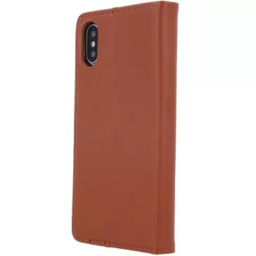   Samsung Galaxy A16 4G / A16 5G SM-A165F / A166B, Oldalra nyíló tok, valódi bőrtok, stand, Smart Pro, barna