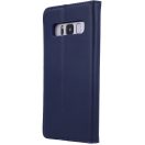 Xiaomi Redmi 14C / Poco C75, Oldalra nyíló tok, valódi bőrtok, stand, Smart Pro, sötétkék