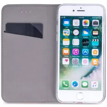   Samsung Galaxy A06 SM-A065F, Oldalra nyíló tok, stand, Smart Magnet, piros