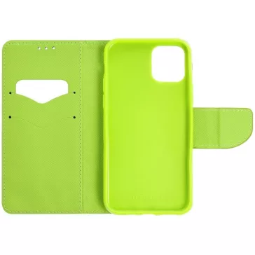   Samsung Galaxy A16 4G / A16 5G SM-A165F / A166B, Oldalra nyíló tok, stand, Fancy Book, sötétkék