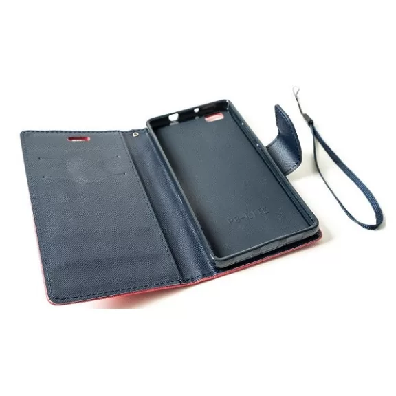 Samsung Galaxy A36 5G SM-A366B, Oldalra nyíló tok, stand, Fancy Book, piros