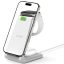 Univerzális vezeték nélküli töltő állomás 3in1, Qi Wireless, 10W, asztali tartó, Apple eszközökhöz, Tech-Protect QI15W-A36, fehér