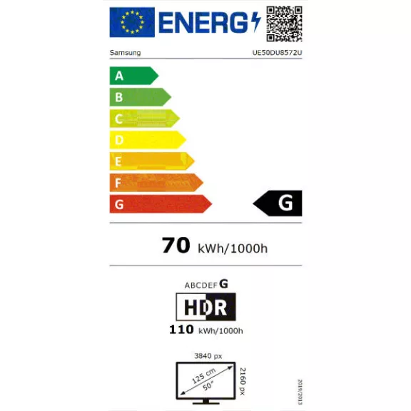 Samsung UE50U8572FUXXH UHD 4K Smart Televízió
