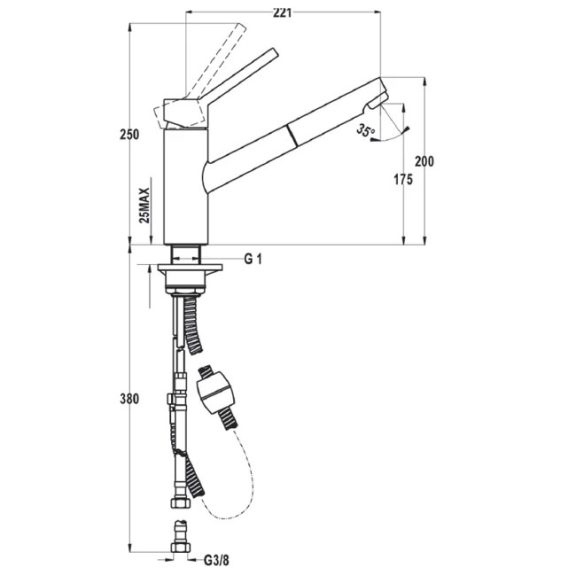 Teka Vita VTK978 24.978.02.00 mosogató csaptelep