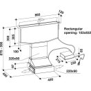 Whirlpool WDO 93F B K Páraelszívó
