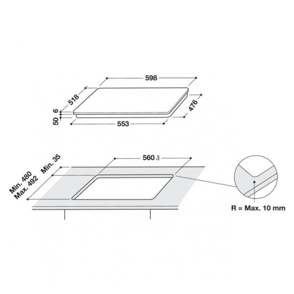 Whirlpool WL S8560 AL Indukciós főzőlap