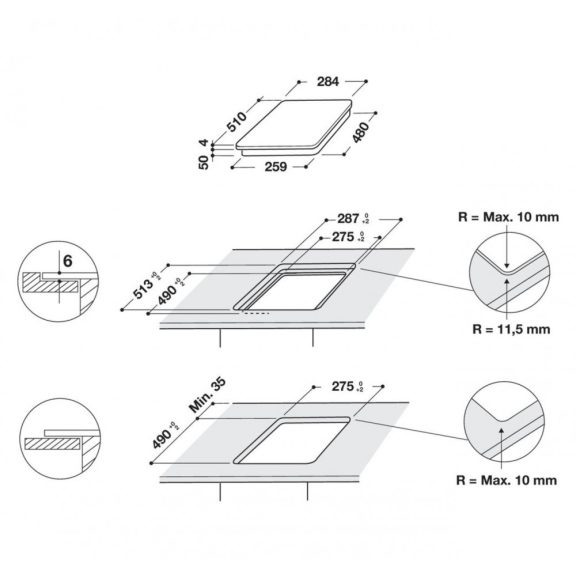 Whirlpool WS Q0530 NE Beépíthető indukciós főzőlap