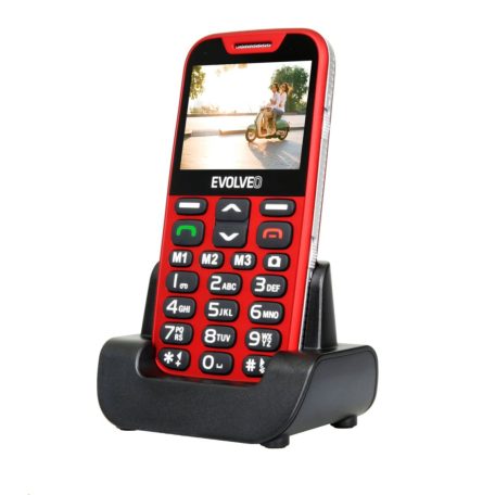 Evolveo EasyPhone XD EP-600 mobiltelefon piros