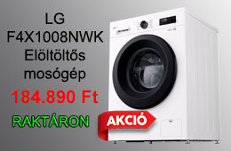 LG F4X1008NWK Elöltöltős mosógép