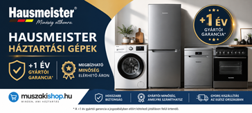 Hausmeister termékekre + 1 év gyártói garancia