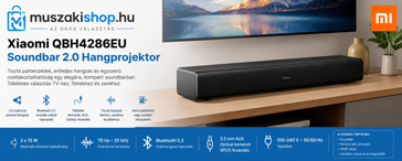 Xiaomi QBH4286EU Soundbar 2.0 hangprojektor bemutató
