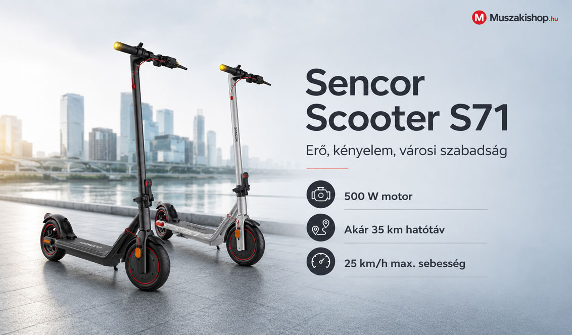 Sencor Scooter S71 Elektromos roller ismertető
